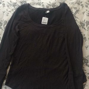 Urban Outfitters long sleeve grey shirt, L, NWT